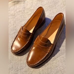 J.Crew Chocolate Brown Loafers NWOT!